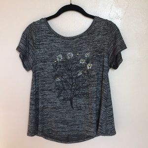 pocketed soft sunflower t shirt